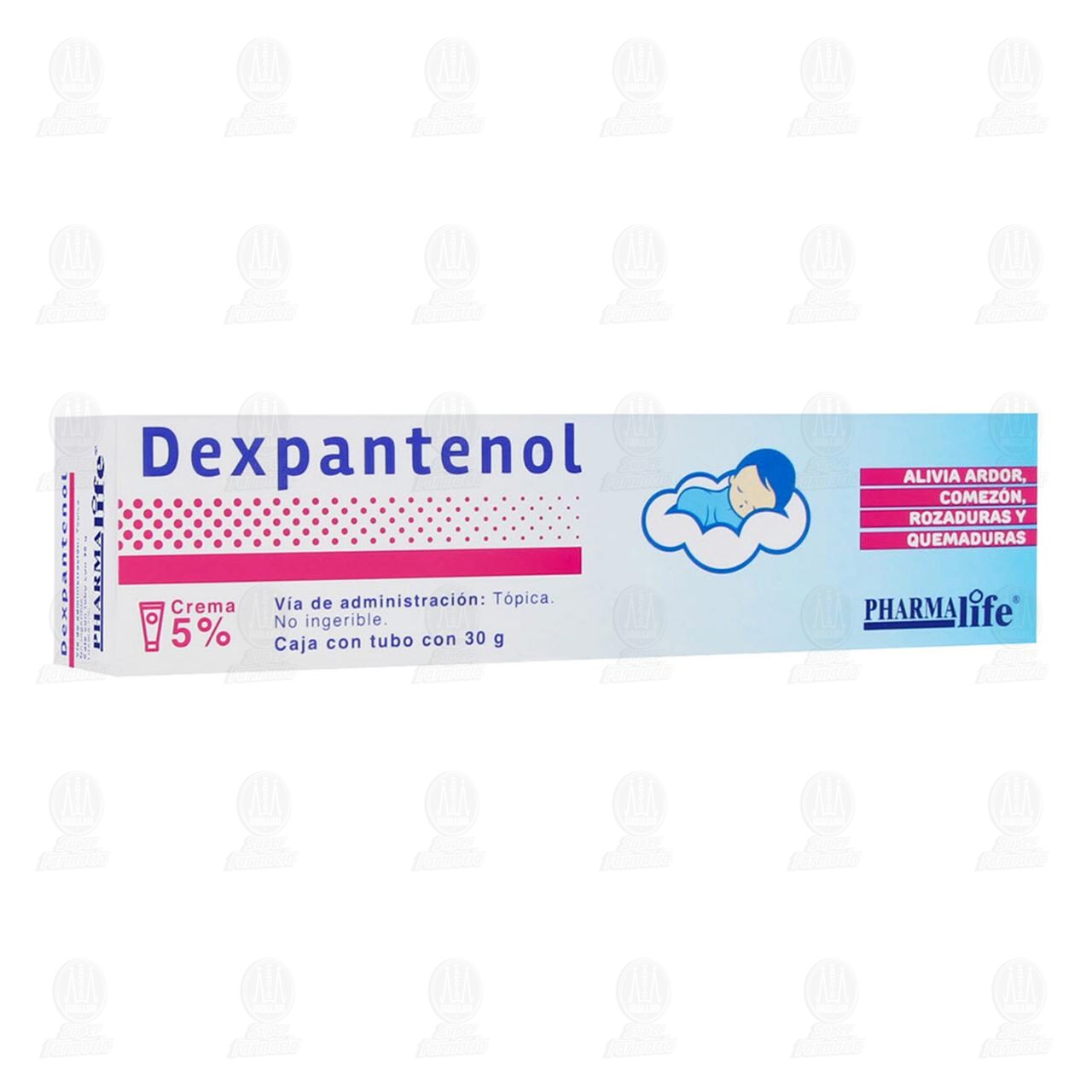 Dexpantenol 5% 30 gr, Crema t&oacute;pica Pharmalife. image number 0