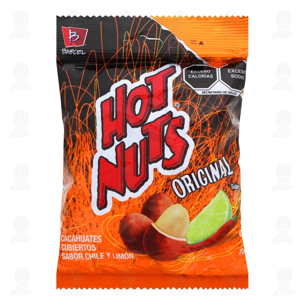 Cacahuates Barcel Hot Nuts Original, 160 gr.