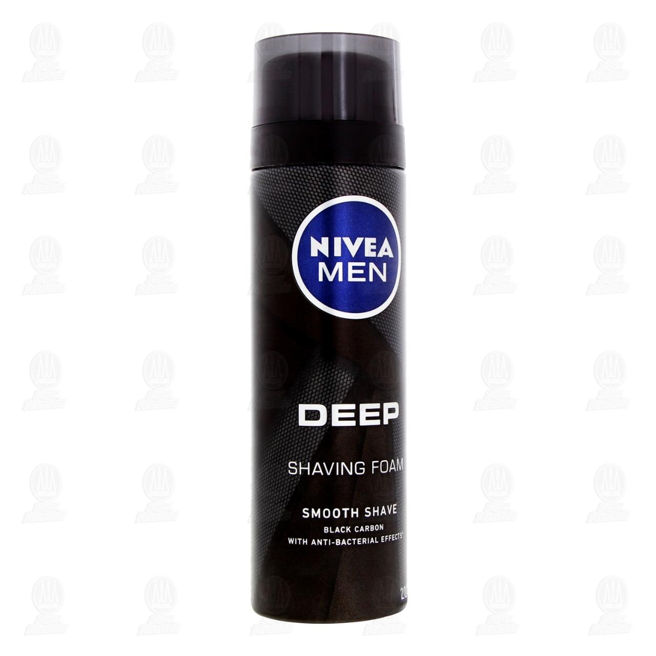 Nivea Men Deep Espuma de Afeitar Smooth Shave Black Carbon, 200 ml. image number 0