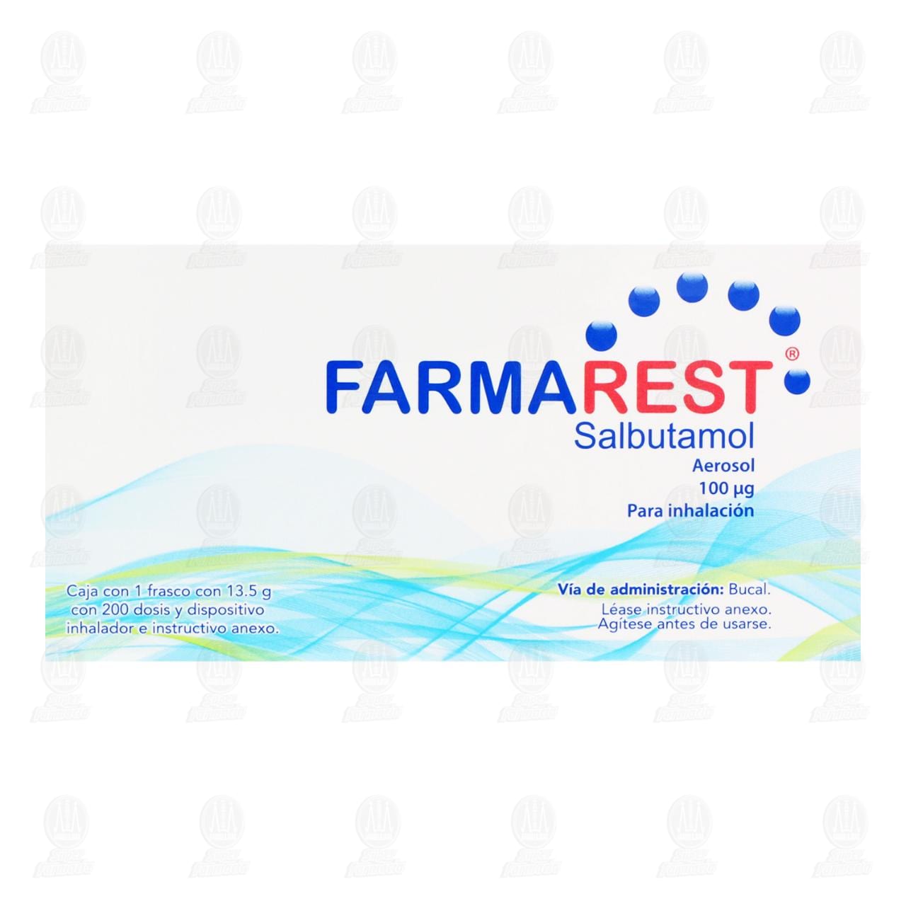 Farmarest 100 mcg Aerosol para Inhalaci&oacute;n, 200 Dosis. image number 1