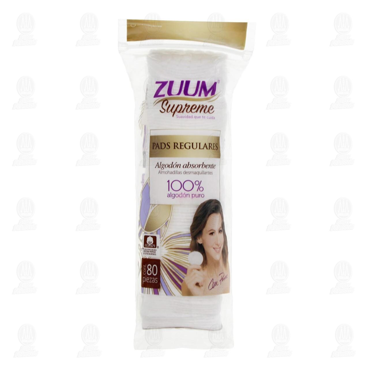 Almohadillas Faciales Zuum Supreme Circulares, 80 pzas.