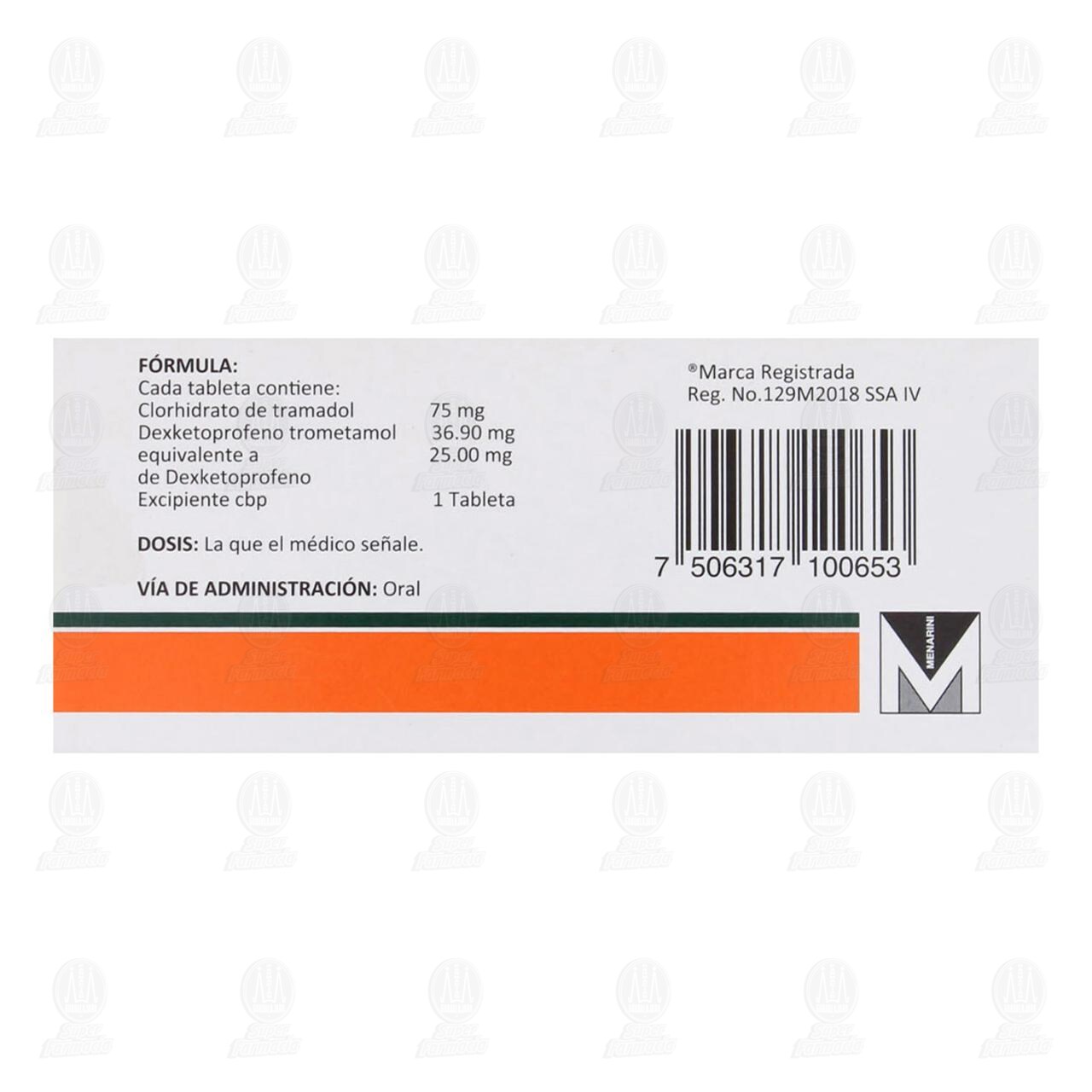 Skudexa 75mg/25mg, 10 Tabletas. image number 2