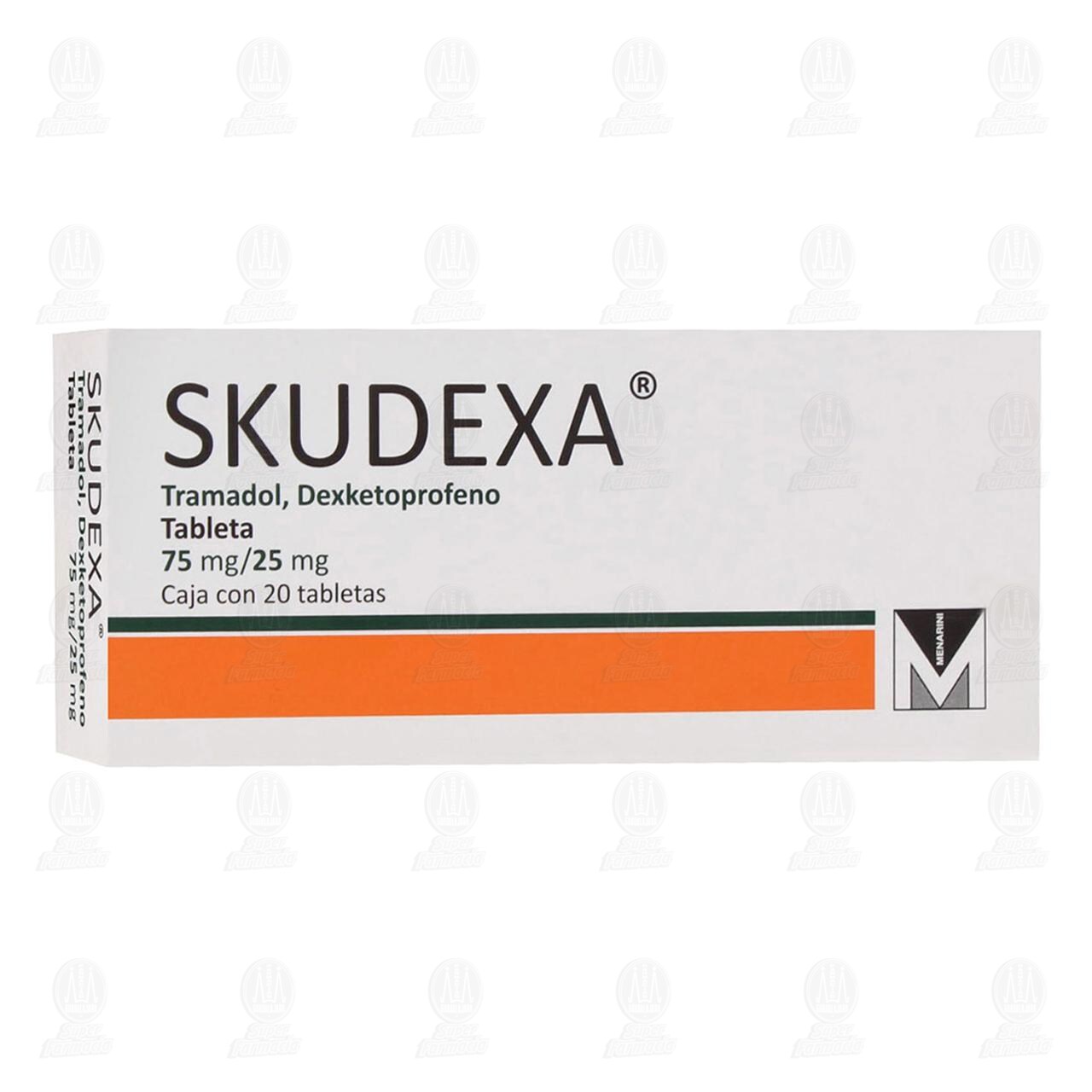Skudexa 75mg/25mg, 20 Tabletas. image number 0