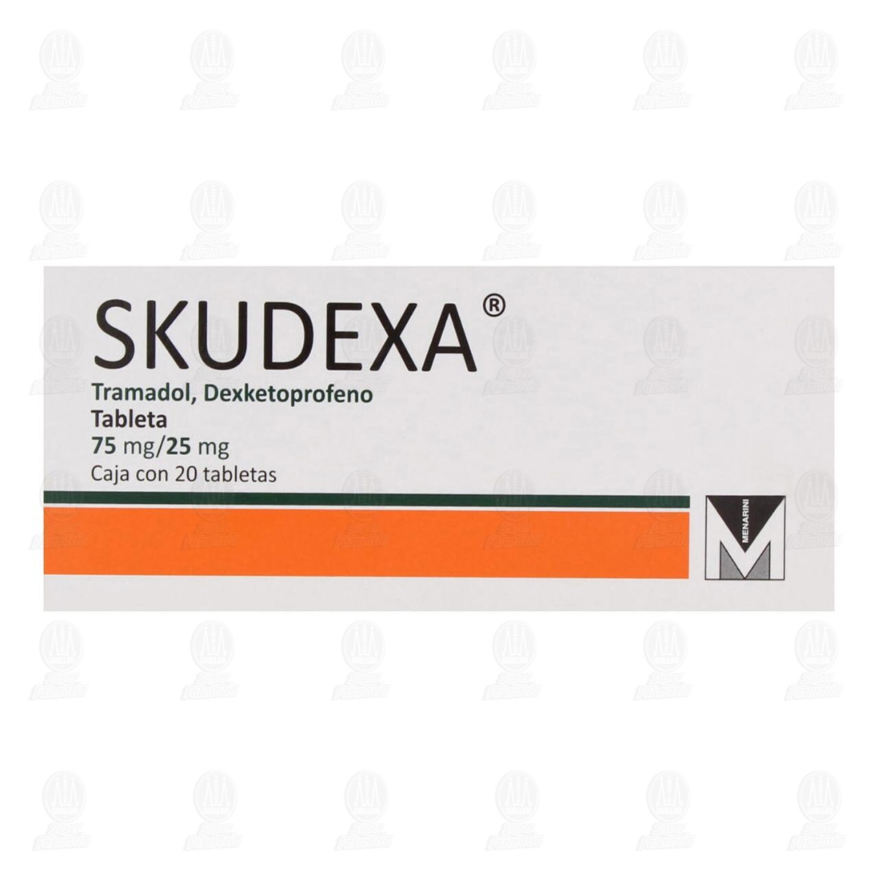 Skudexa 75mg/25mg, 20 Tabletas. image number 1