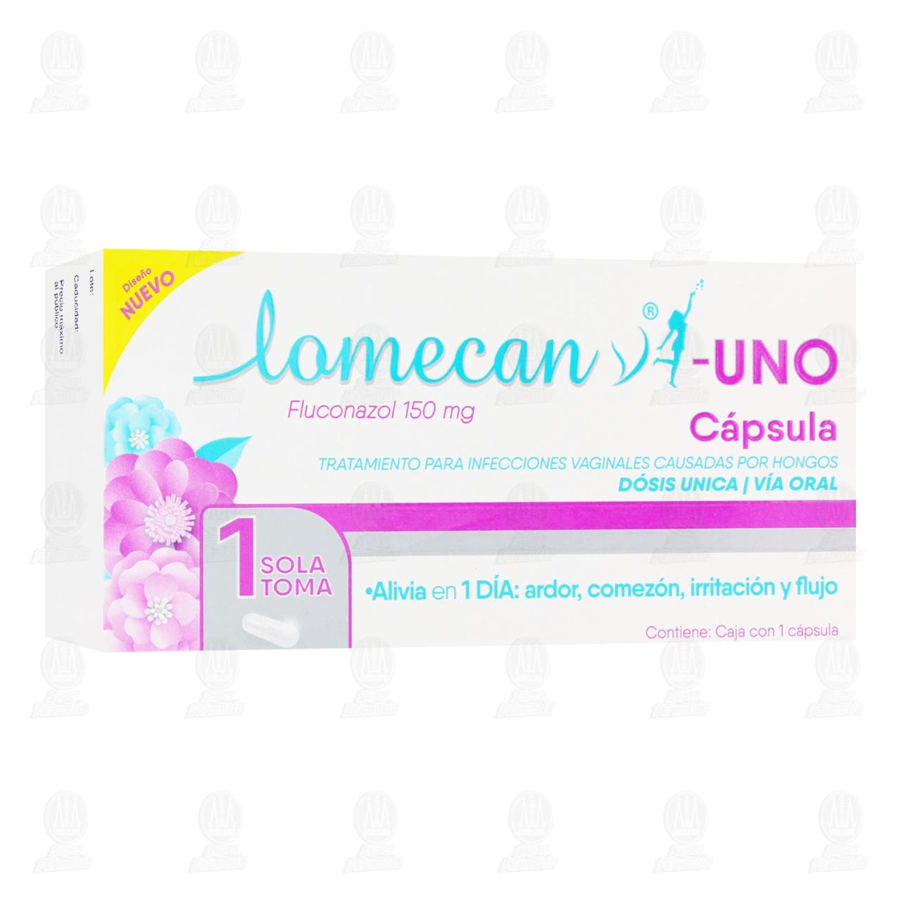 Lomecan V-Uno 150 mg, 1 Tableta.