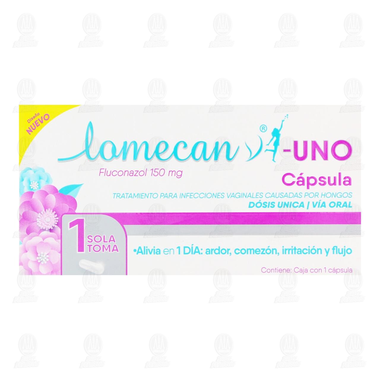 Lomecan V-Uno 150 mg, 1 Tableta. image number 1