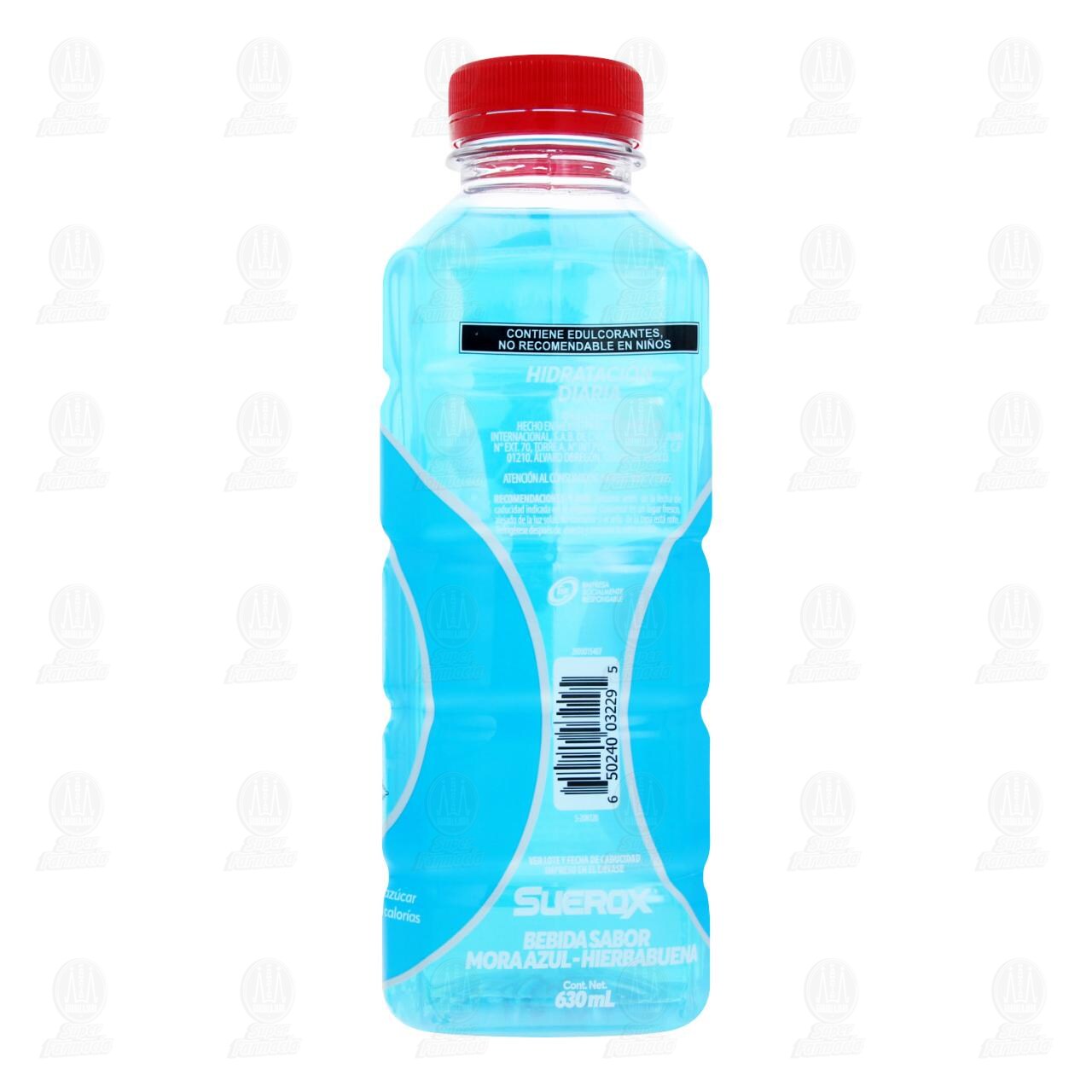 Bebida Hidratante Suerox Sabor Mora Azul-Hierbabuena, 630 ml. image number 2