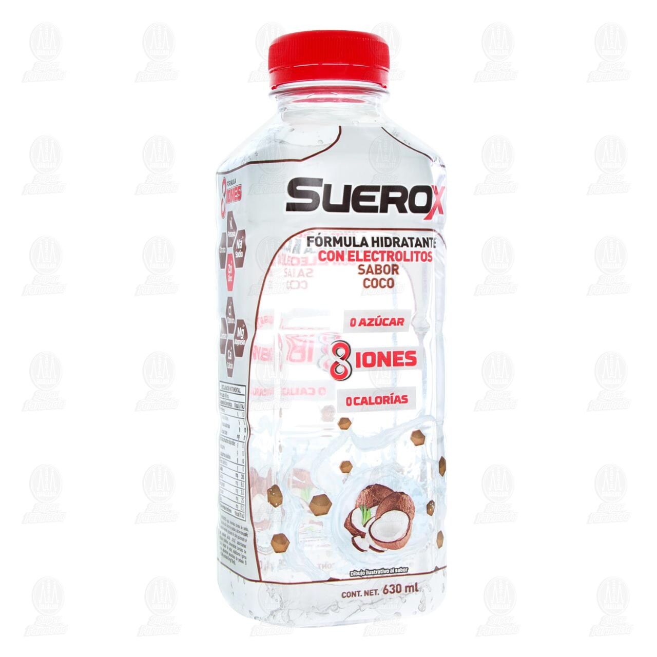 Bebida Hidratante Suerox Sabor Coco, 630 ml.