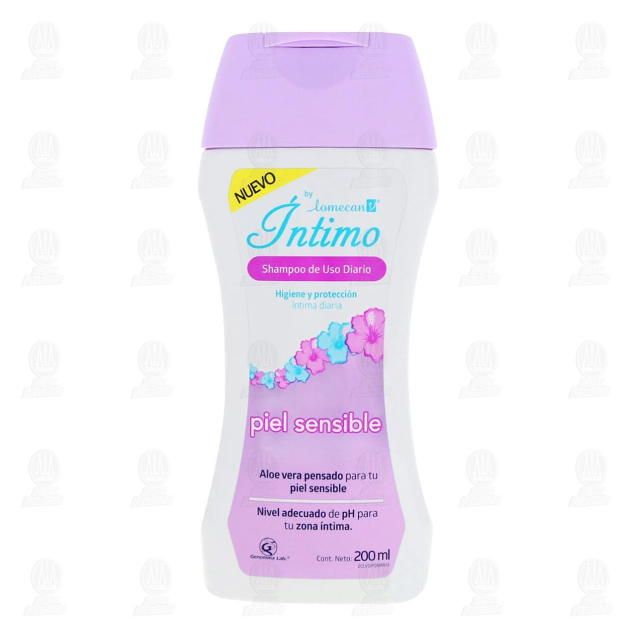 Shampoo &Iacute;ntimo Piel Sensible by Lomecan de Uso Diario, 200 ml. image number 1