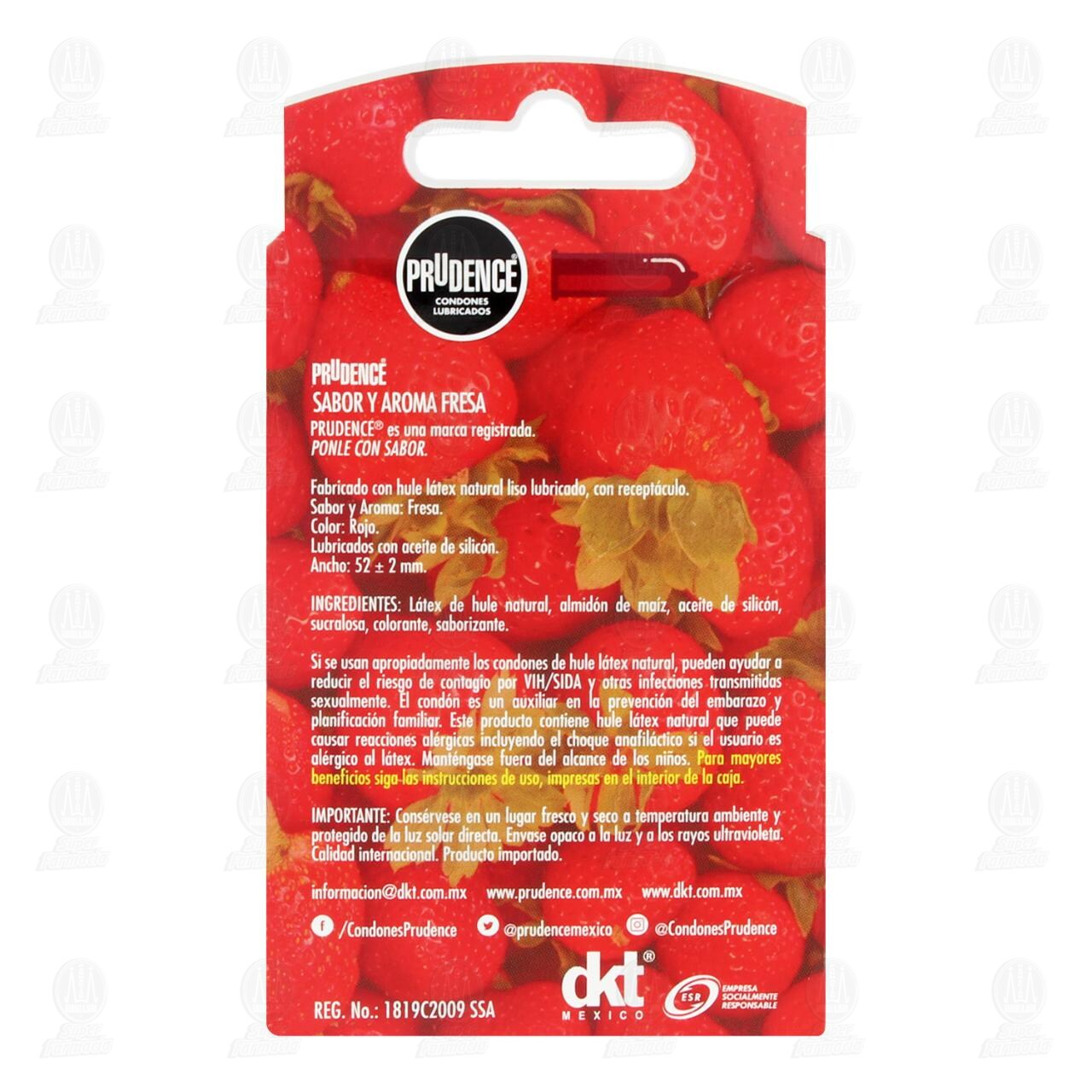 Prudence Sabor y Aroma Fresa, 3 pzas. image number 2