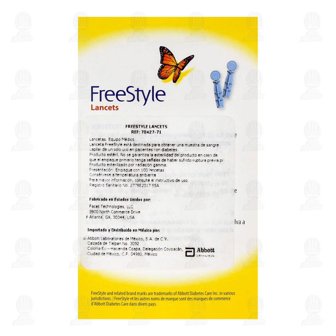 Freestyle Lancetas, 100 pzas. image number 2