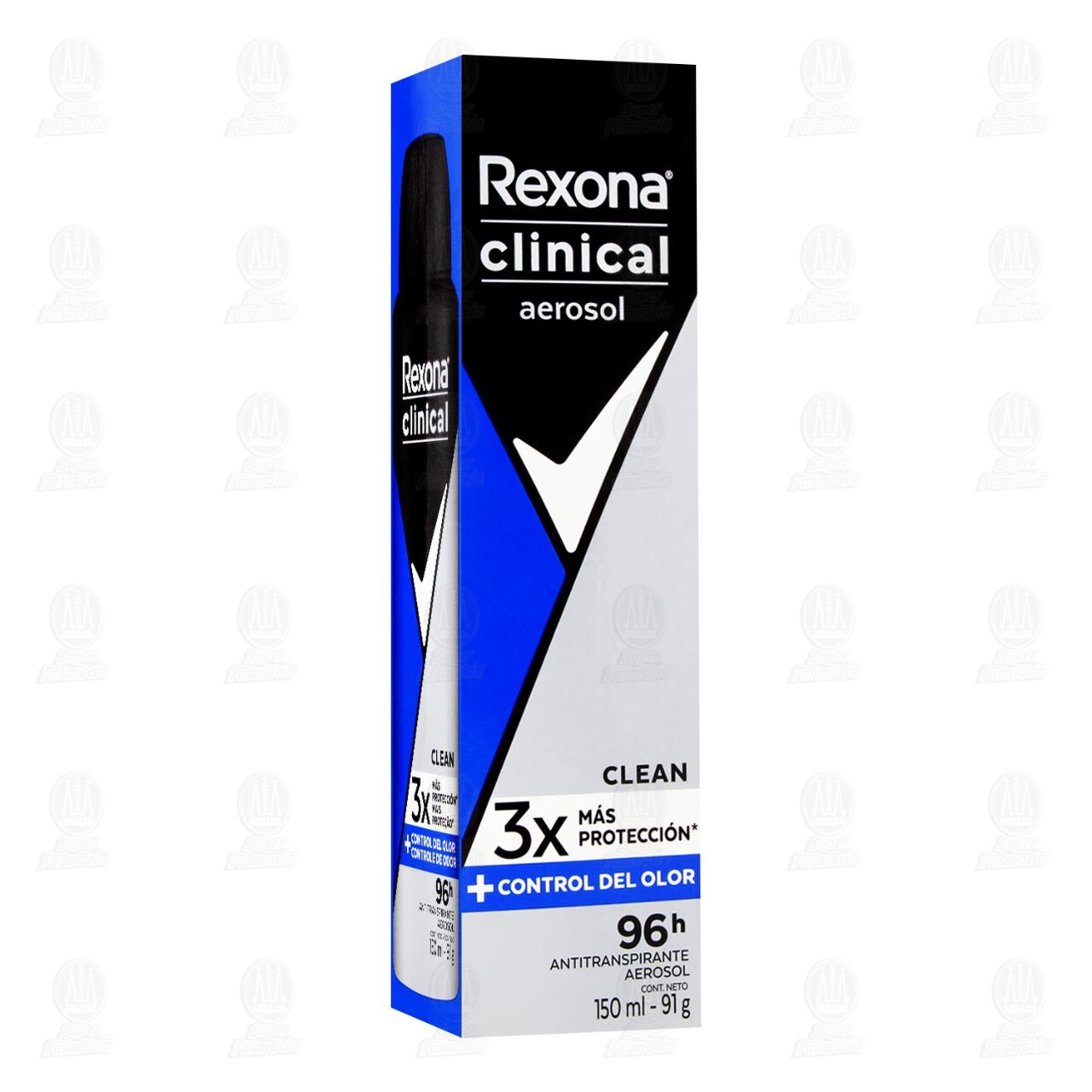Antitranspirante Rexona Clinical Clean en Aerosol, 150 ml. image number 0