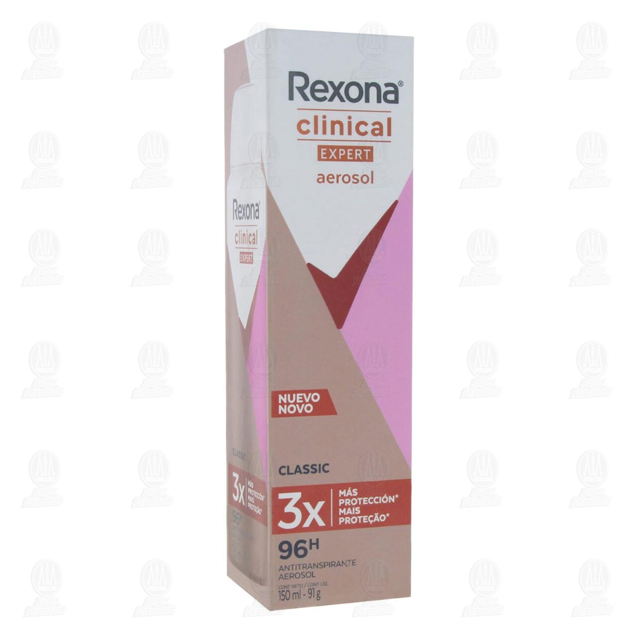 Antitranspirante Rexona Clinical Expert Classic en Aerosol, 150 ml. image number 0
