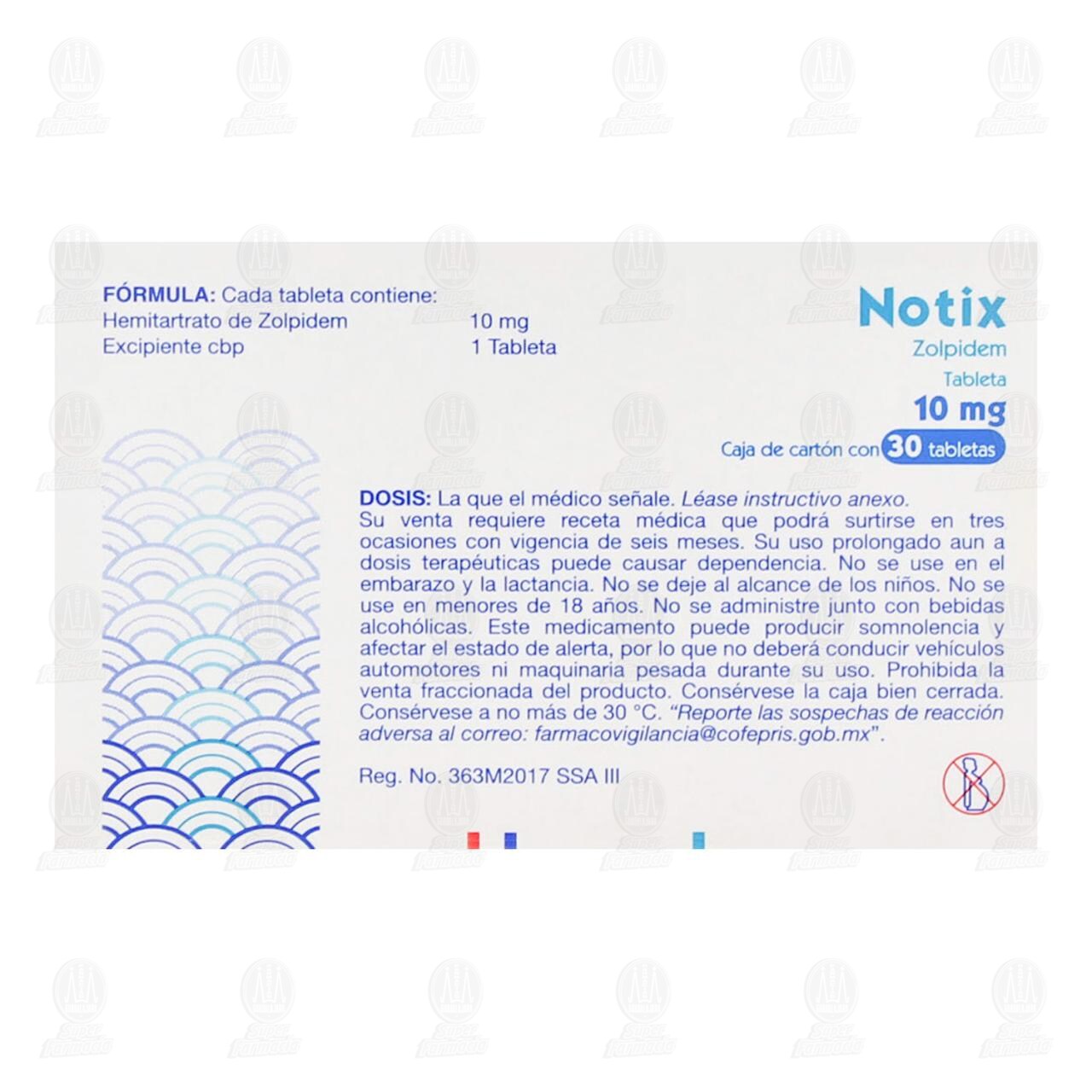 Notix 10,mg 30 Tabletas image number 2