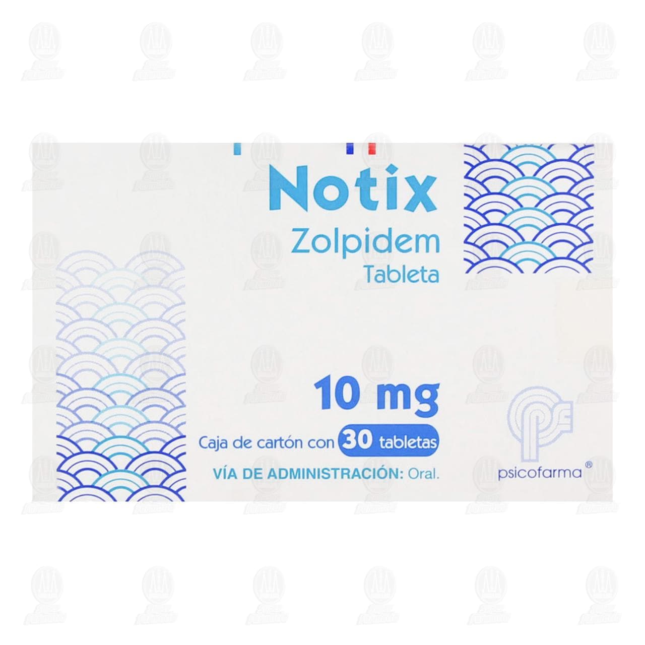Notix 10,mg 30 Tabletas image number 1