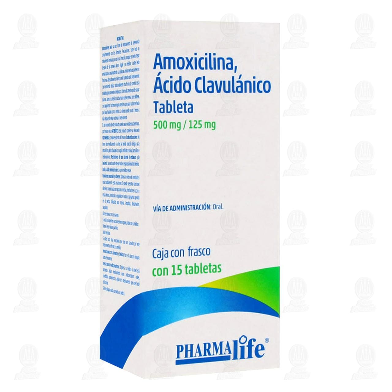 AMOXICILINA/ ACIDO CLAVULANICO 500MG CAJA CON 10 TABLETAS, 44% OFF