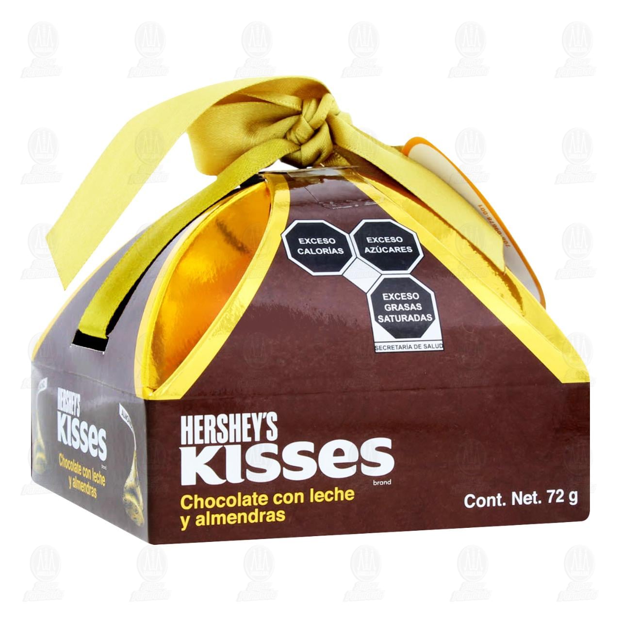 Imagen para Chocolate Kisses de Hershey's Almendras, 72 gr.