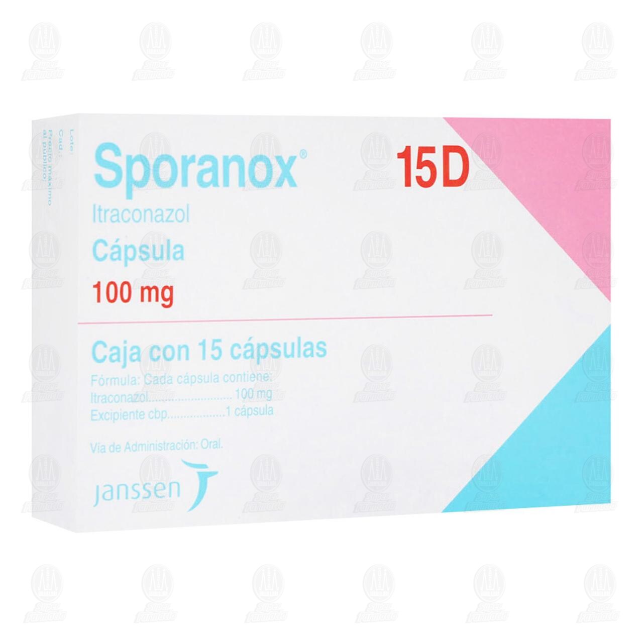 Imagen para Sporanox 15 Días 100mg 15 Cápsulas
