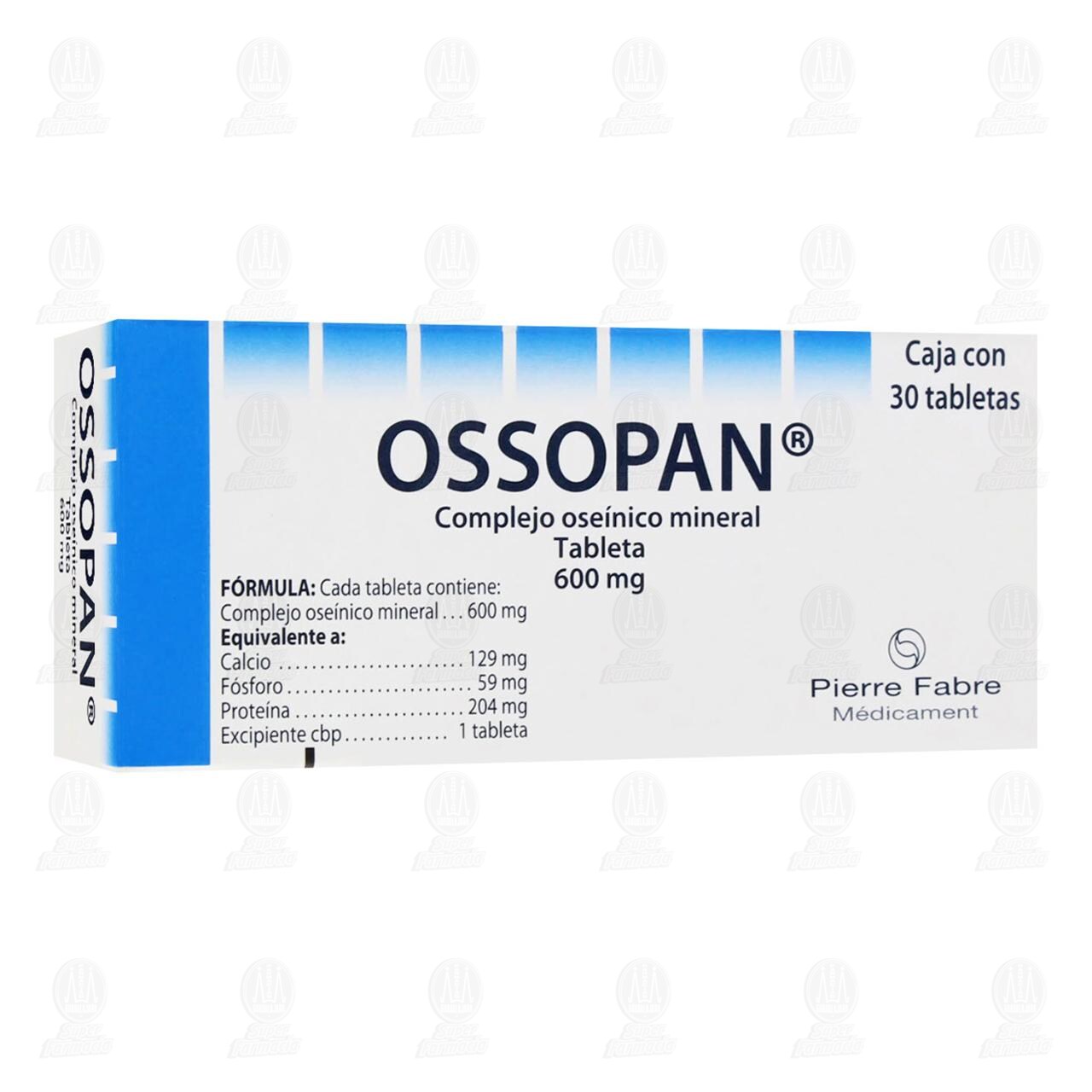 Ossopan 600 mg, 30 Tabletas. image number 0