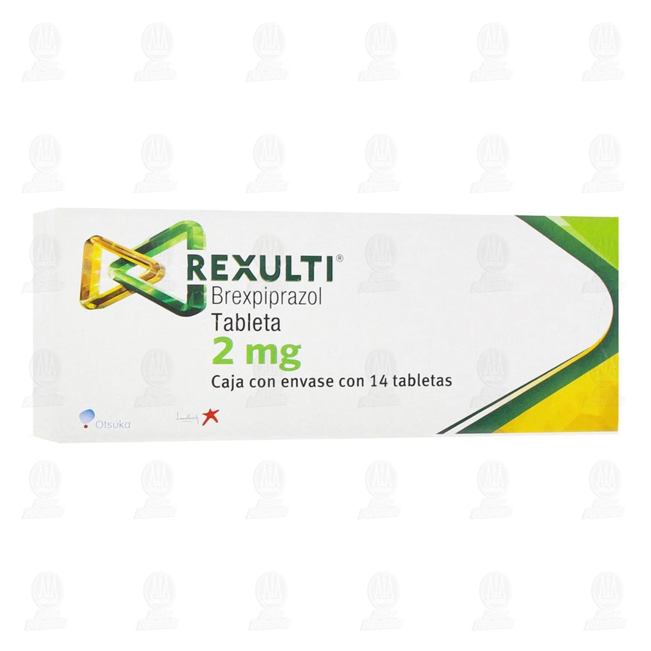 Rexulti 2 mg, 14 Tabletas.
