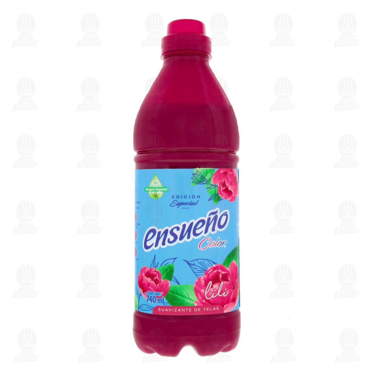 Suavizante para Telas Ensue&ntilde;o Color Aroma Lili, 740 ml. image number 1