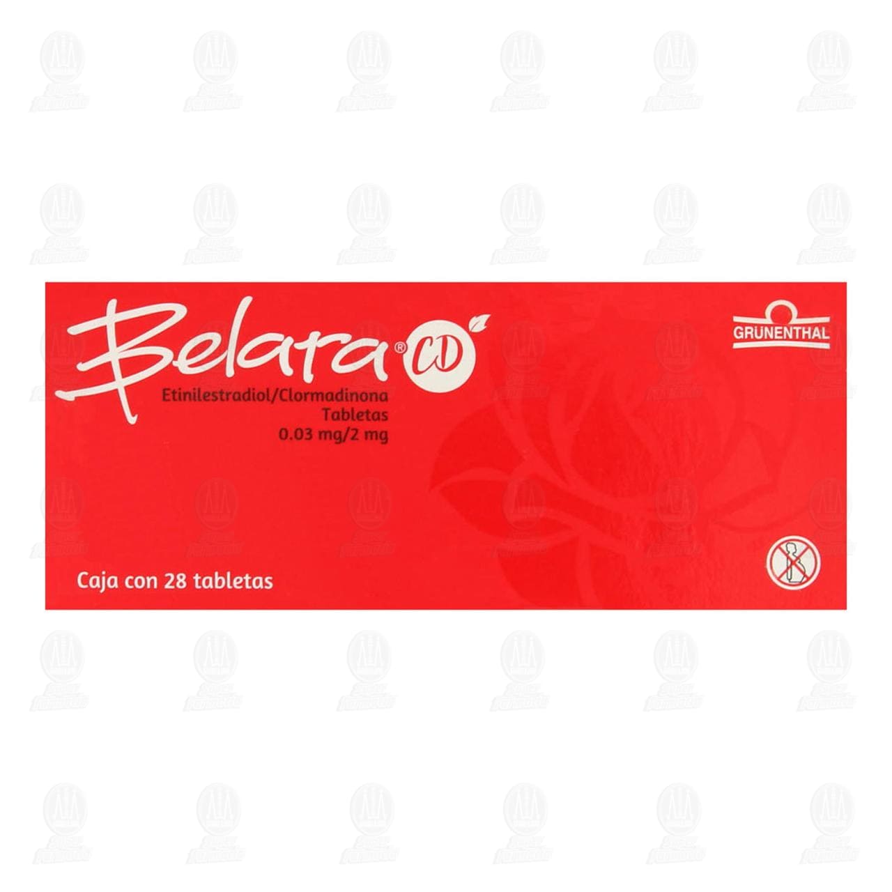 Belara CD 0.03mg/2mg, 28 Tabletas. image number 1