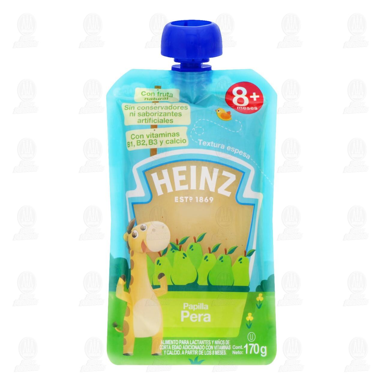 Papilla Heinz de Pera (A Partir de los 8 Meses), 170 gr.