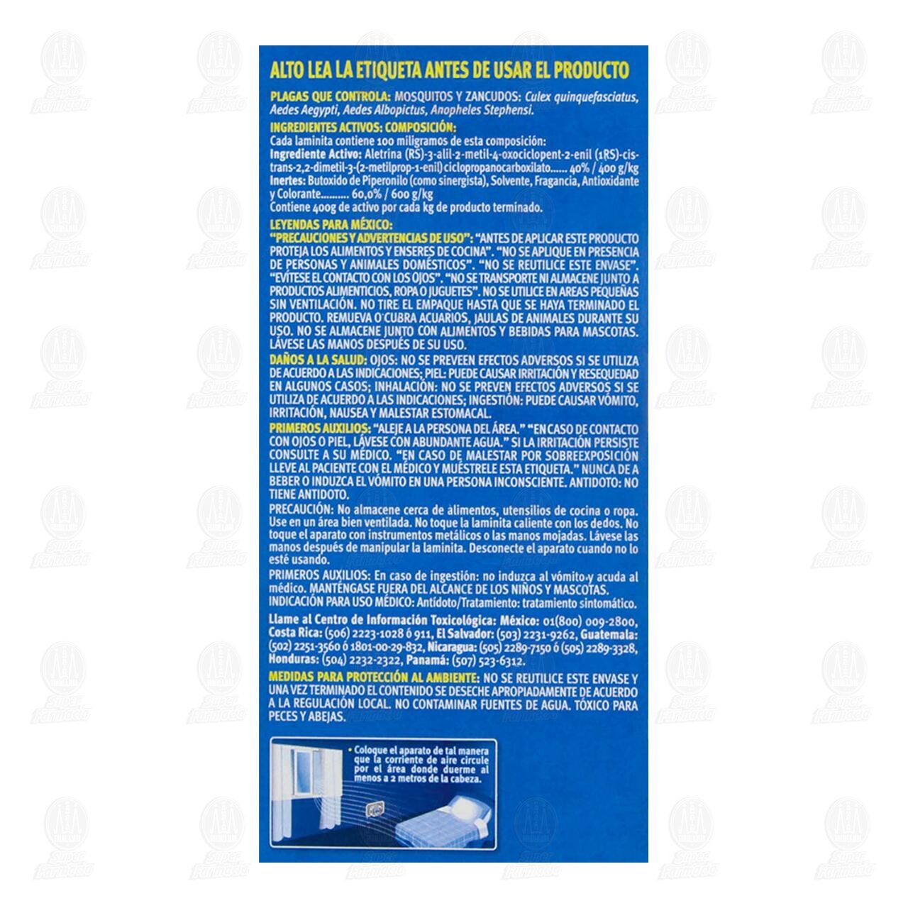 Insecticida Raid Laminitas Mata y Repele Mosquitos Uso Doméstico, 16 pzas. image number 2