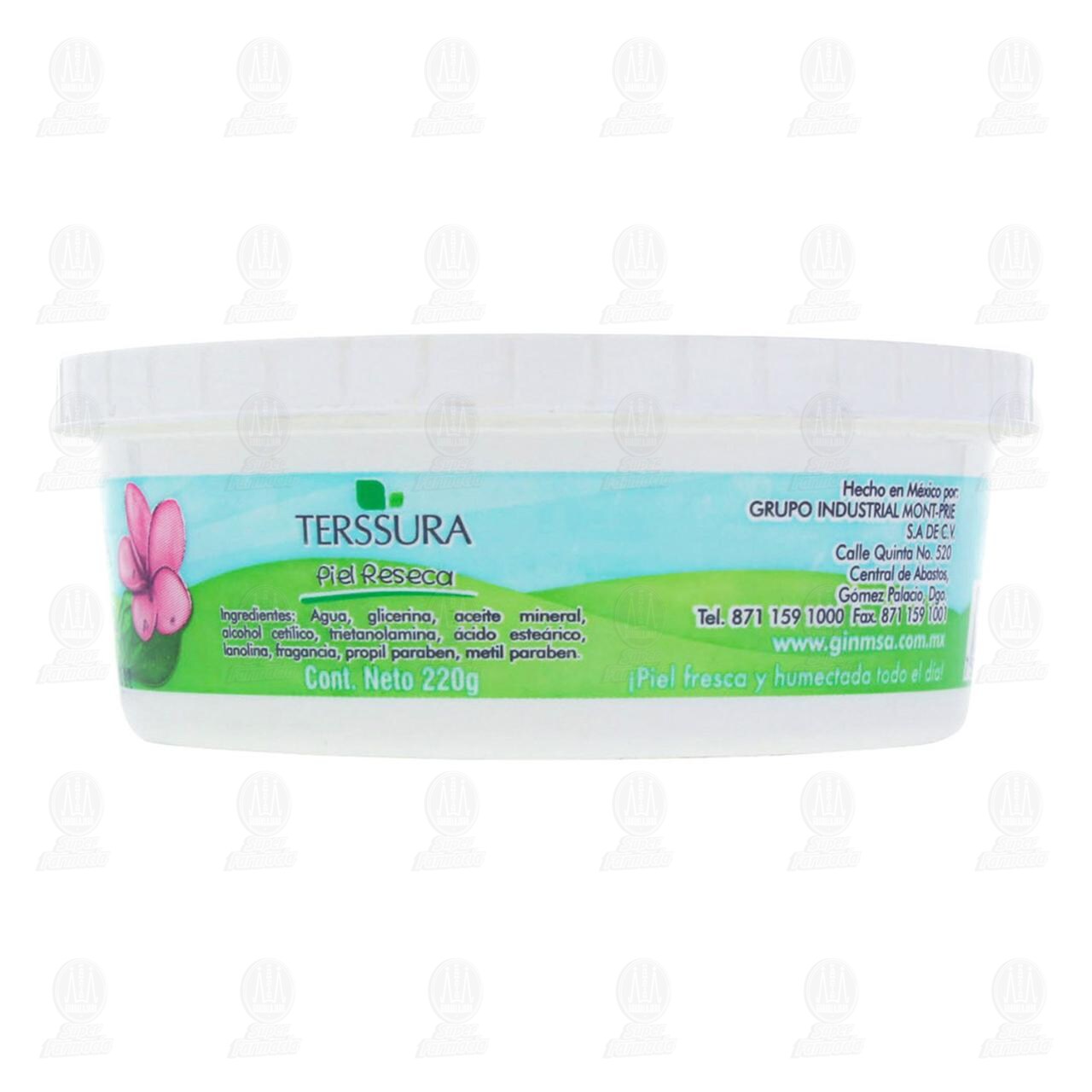 Crema Corporal Terssura Hidratante para Piel Reseca, 220 gr. image number 2