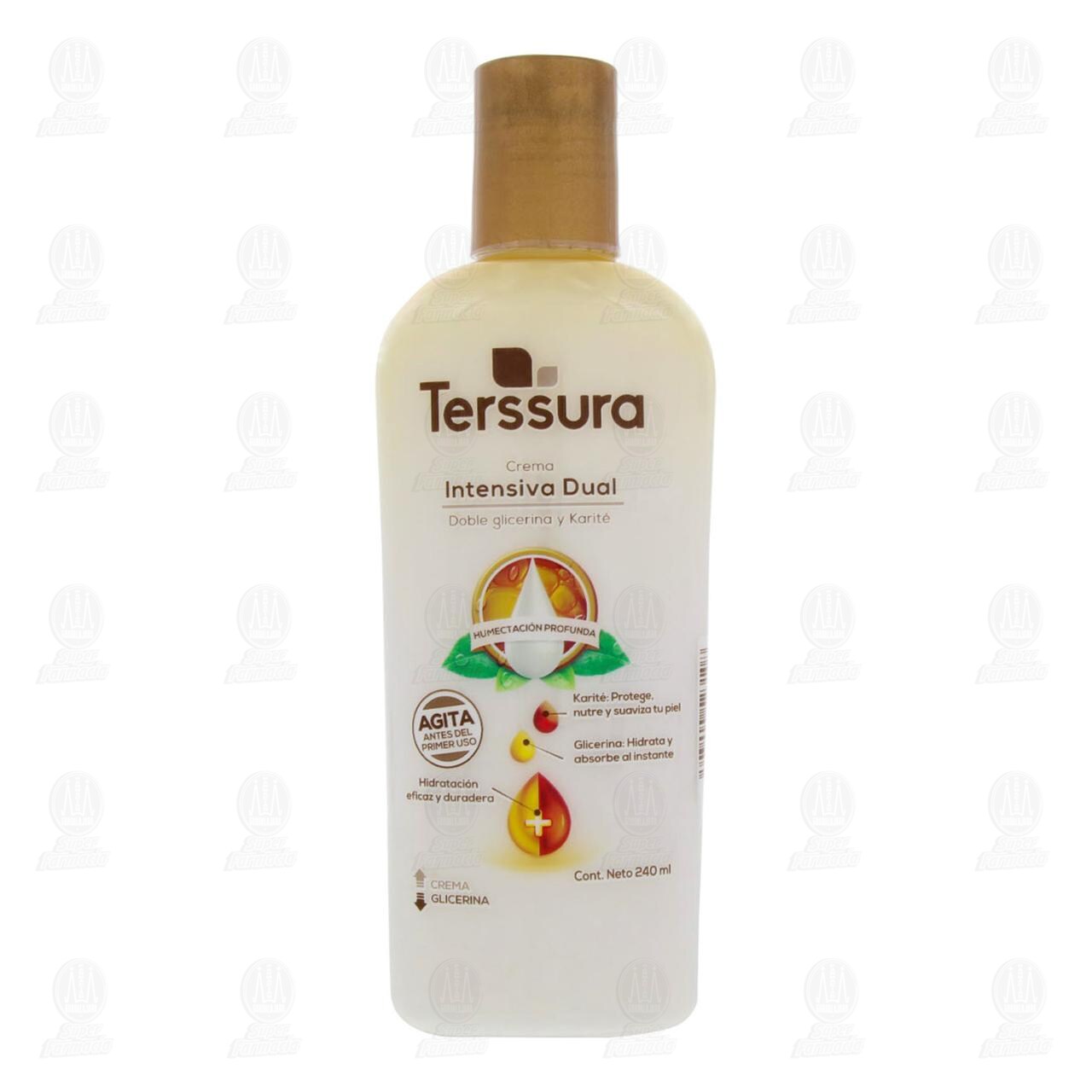 Crema Corporal Terssura Intensiva Dual Humectaci&oacute;n Profunda, 240 ml. image number 1