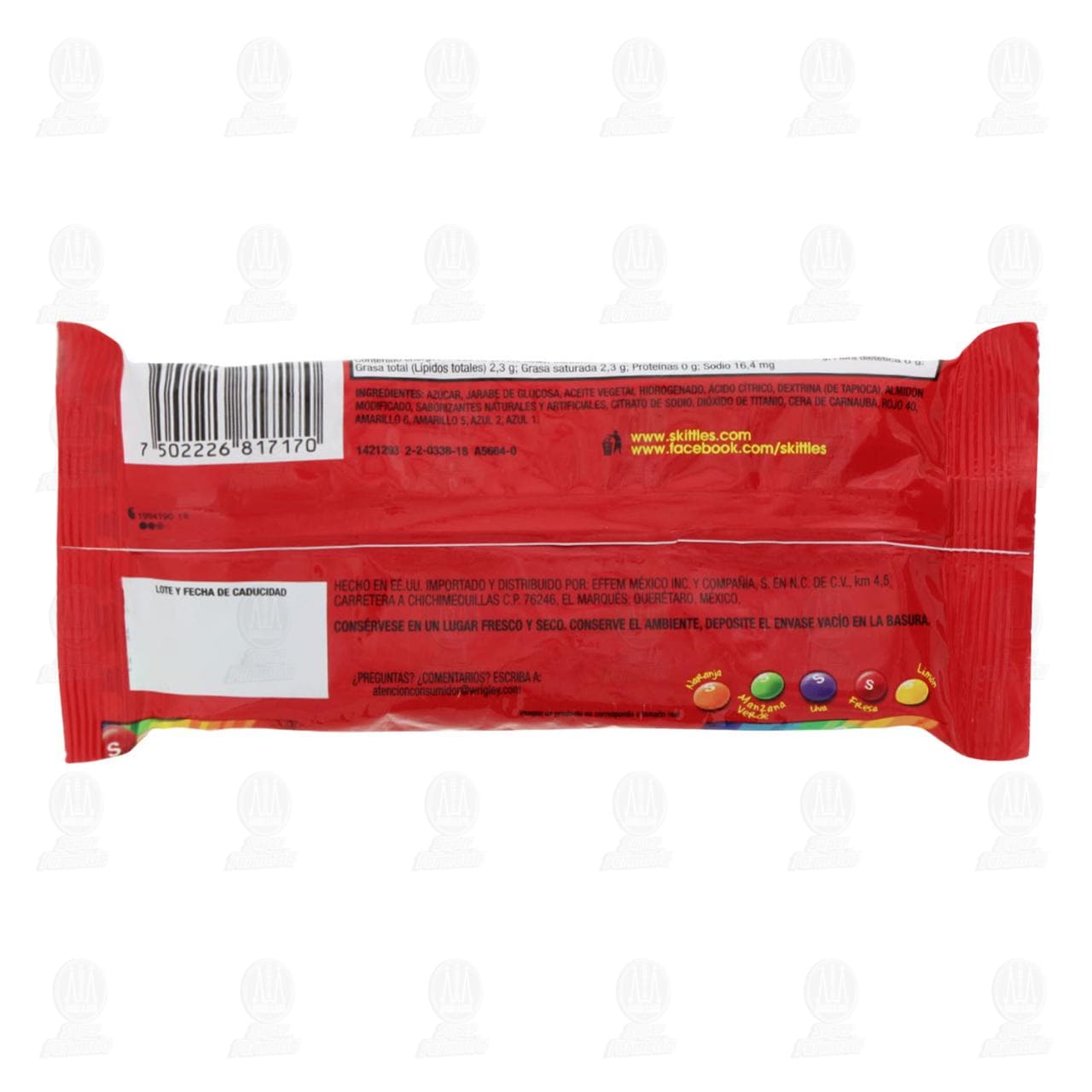 Caramelo Skittles Original, 54.4 gr. image number 1