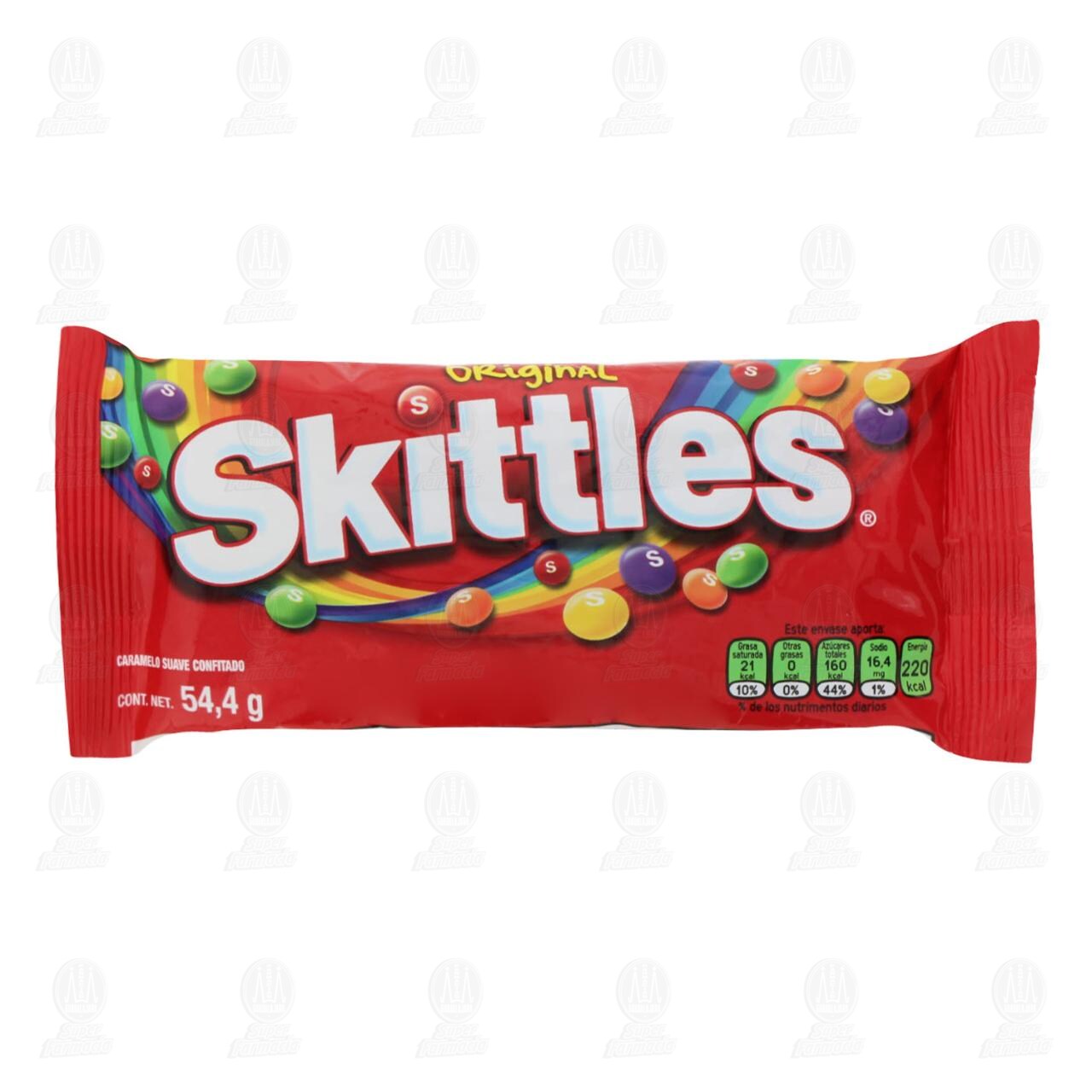 Caramelo Skittles Original, 54.4 gr.