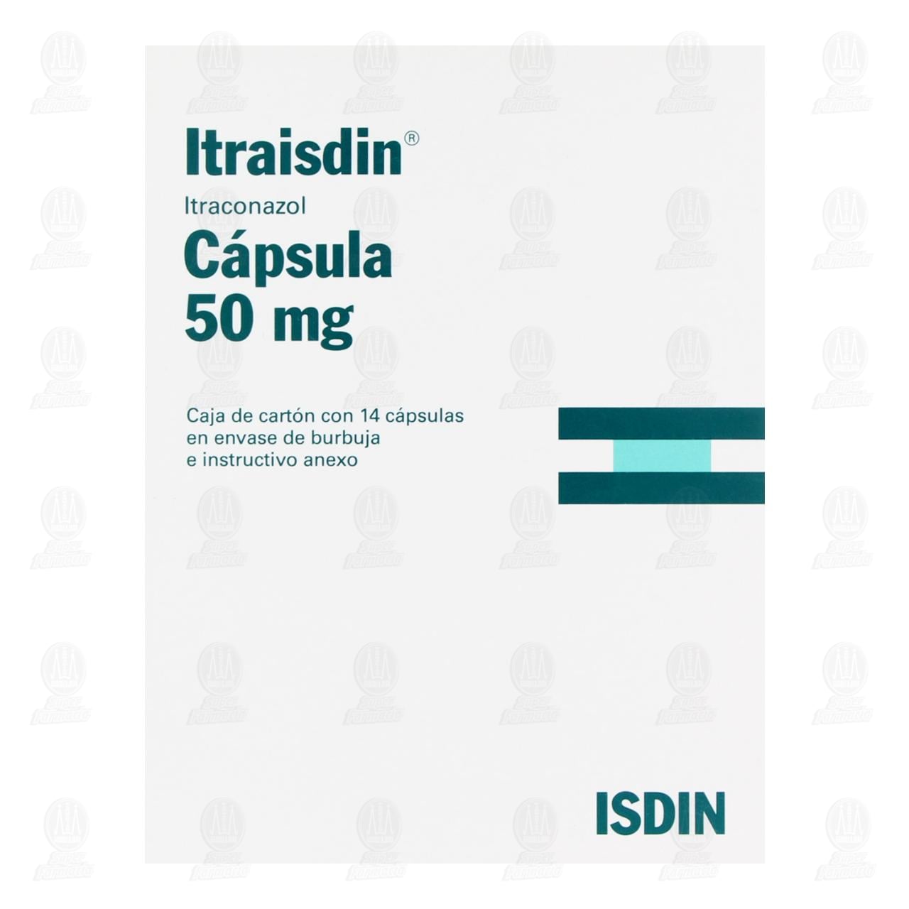Itraisdin 50 mg, 14 C&aacute;psulas. image number 1