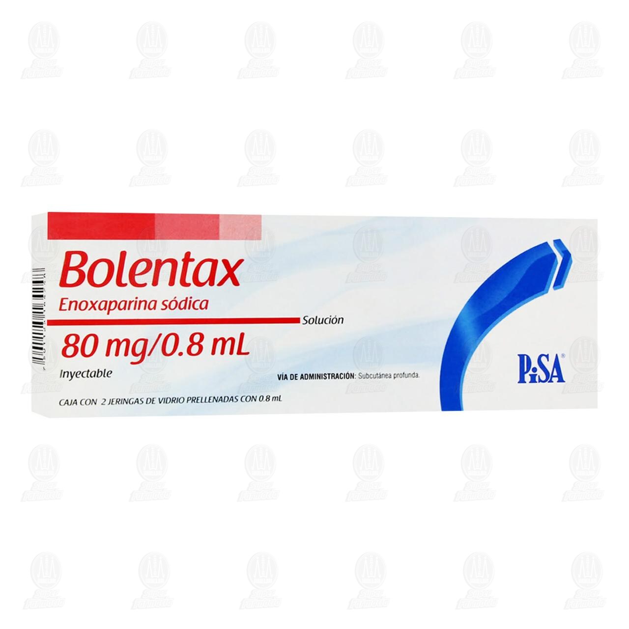 Bolentax 80mg/0.8ml Soluci&oacute;n Inyectable 2 Jeringas Prellenadas, 0.8 ml c/u