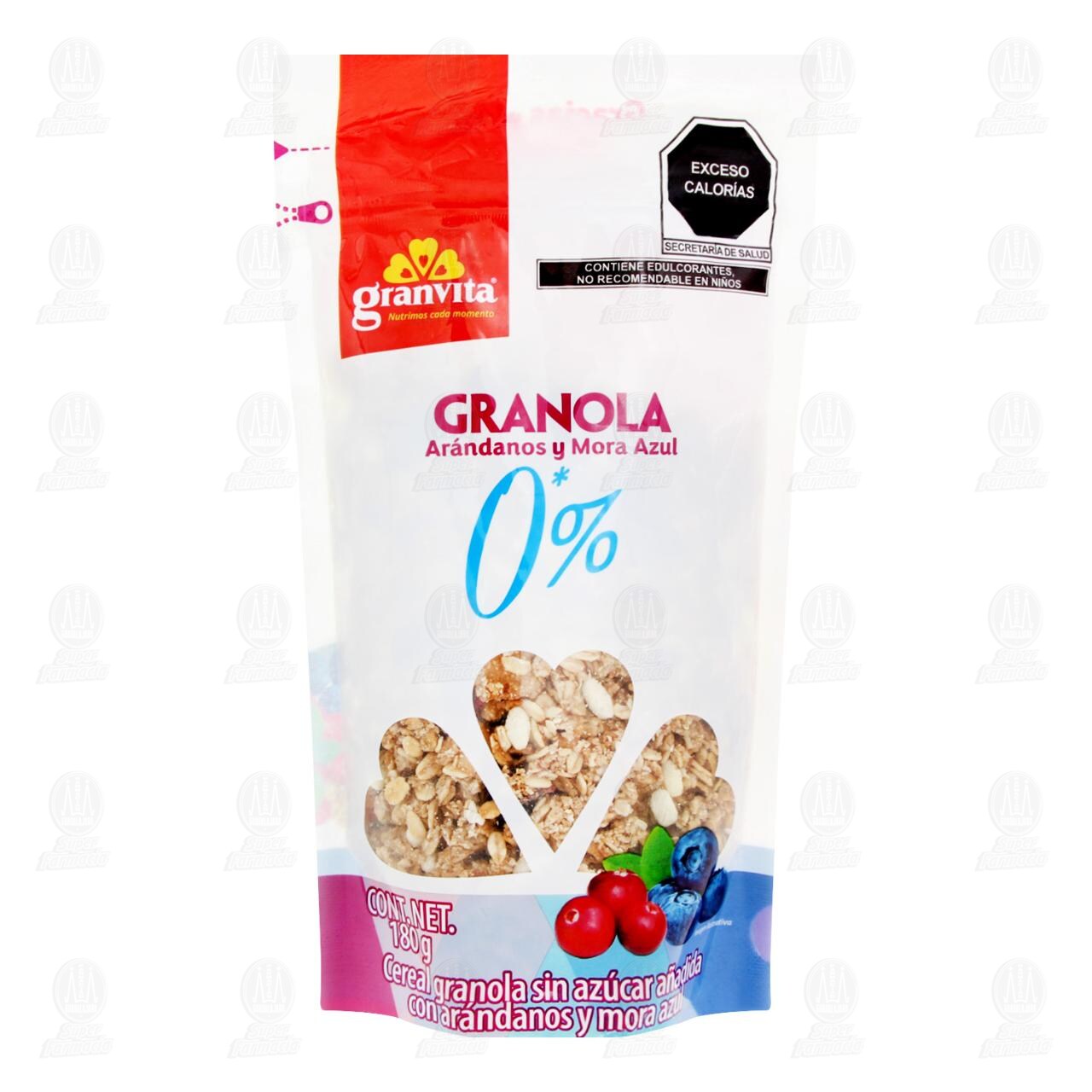 Granola Granvita con Arándanos y Mora Azul, 180 gr. image number 0