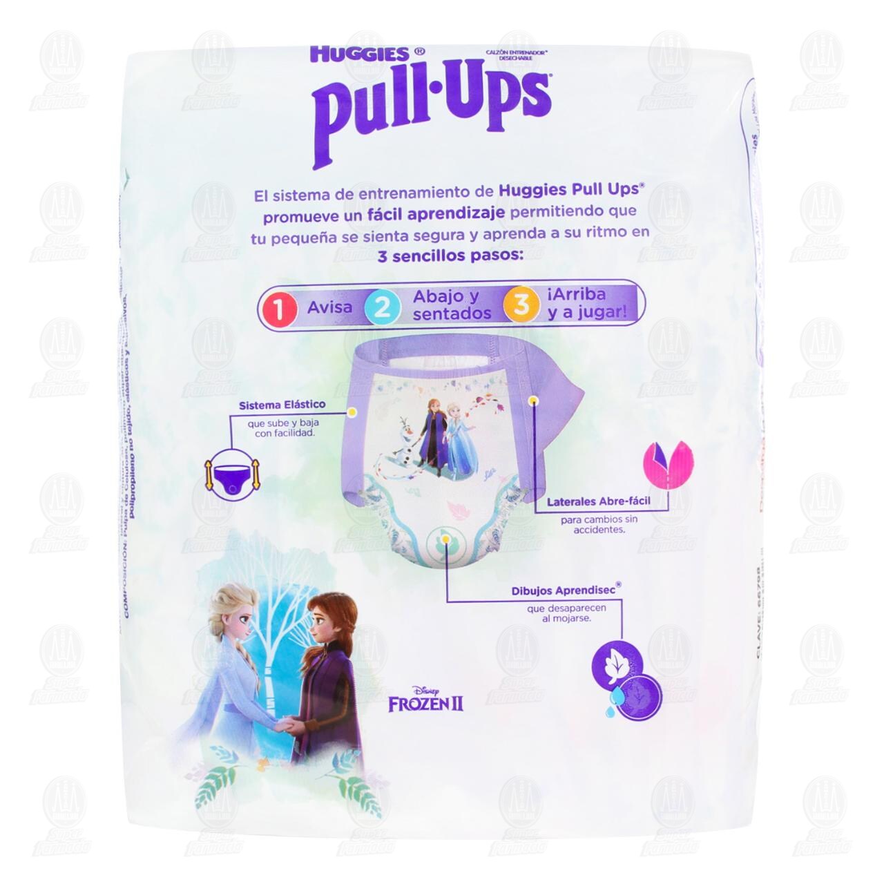 Calzones Entrenadores Huggies Pull-Ups para Niña Disney Frozen II Talla Extra Grande, 15 pzas. image number 2