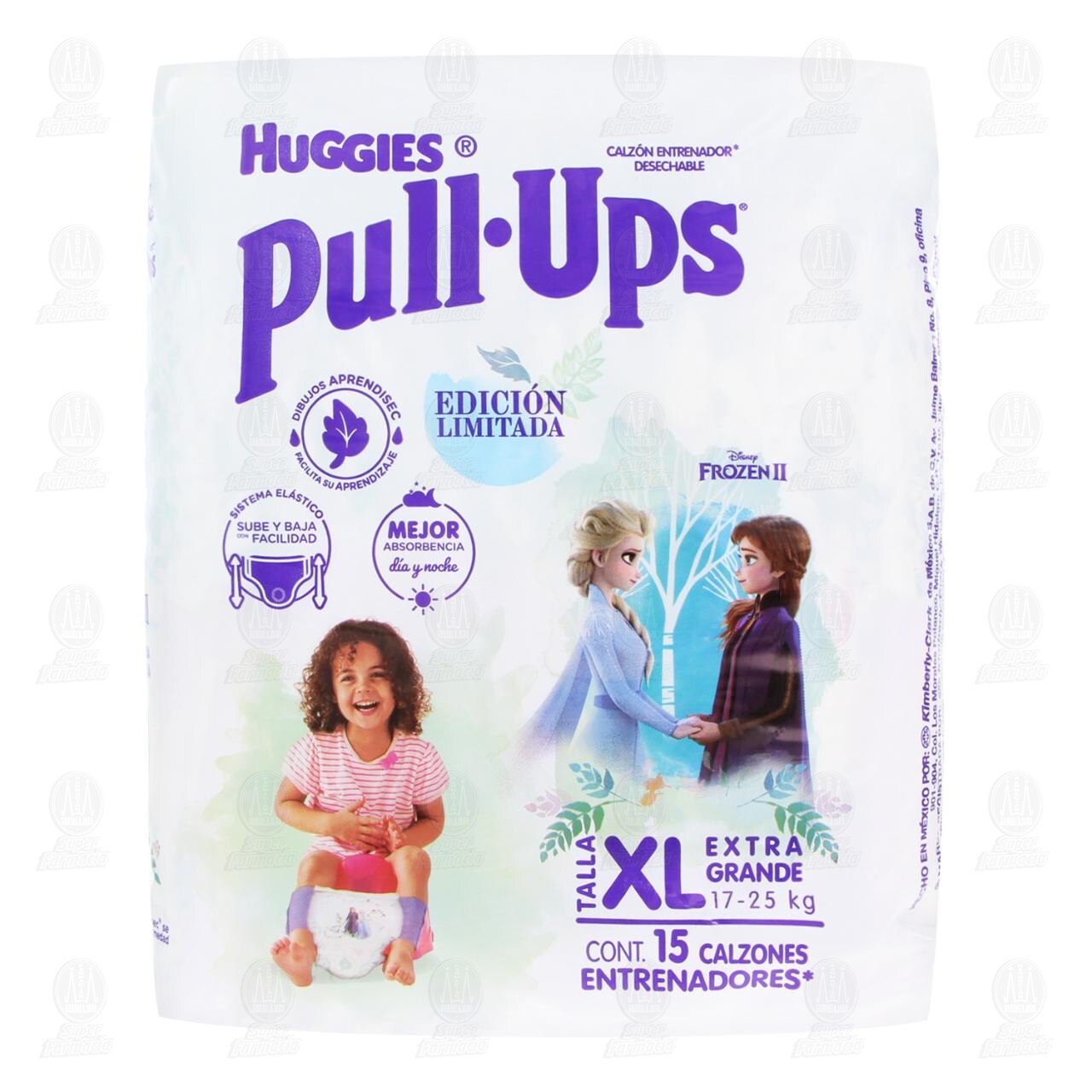 Calzones Entrenadores Huggies Pull-Ups para Niña Disney Frozen II Talla Extra Grande, 15 pzas. image number 1