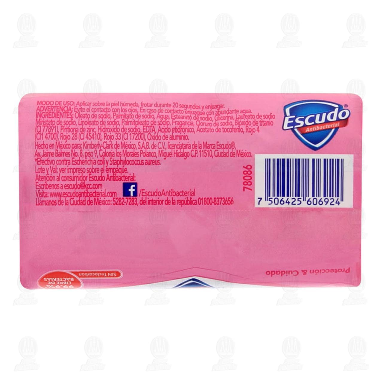 Jab&oacute;n Corporal Escudo Antibacterial Protecci&oacute;n & Cuidado, 150 gr. image number 2