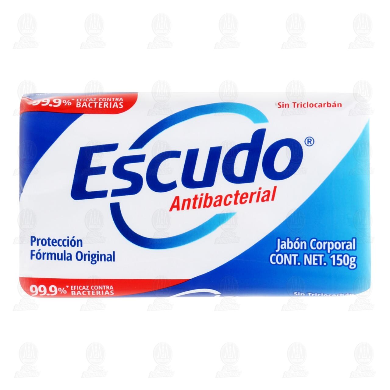 Jab&oacute;n Corporal Escudo Antibacterial Protecci&oacute;n F&oacute;rmula Original, 150 gr.