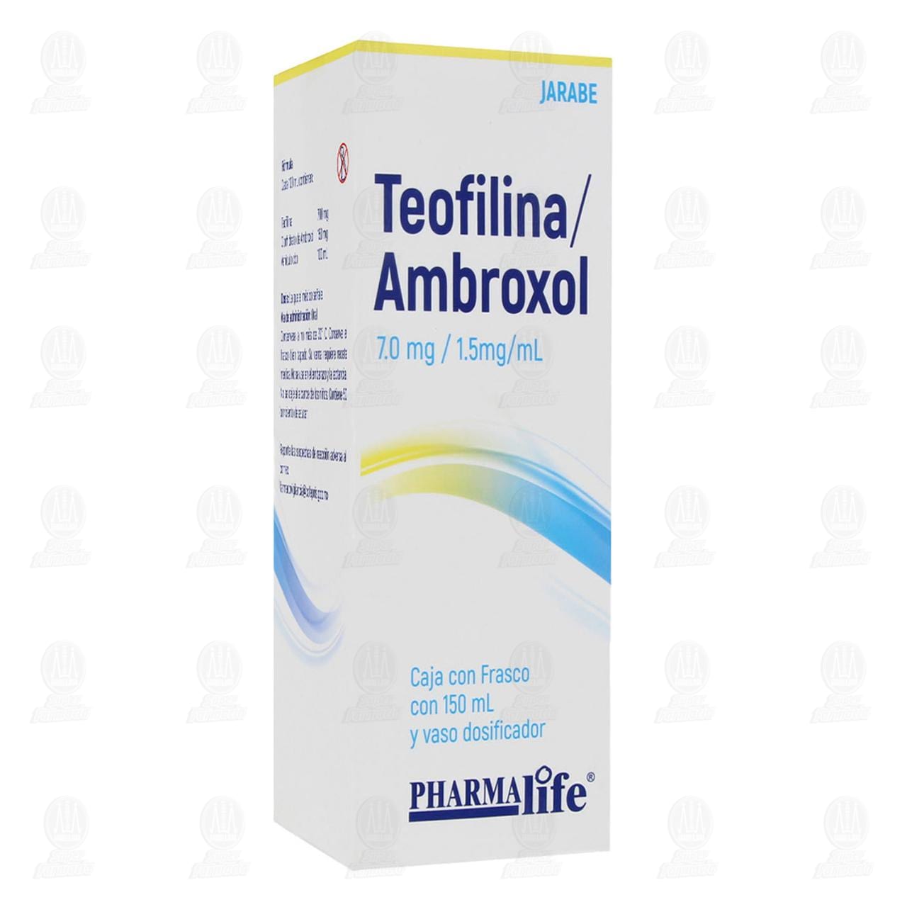 Teofilina/Ambroxol Jarabe, 150 ml Pharmalife.