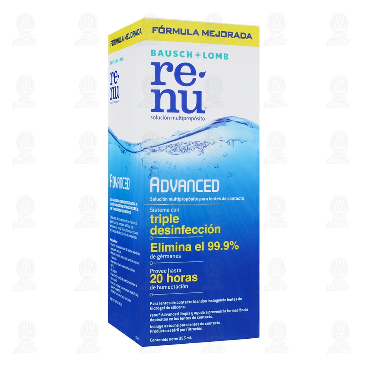 Renu Advanced Soluci&oacute;n, 355 ml. image number 0
