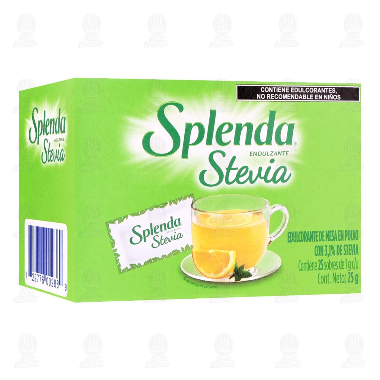 Splenda Stevia 25 Sobres, 25 gr.