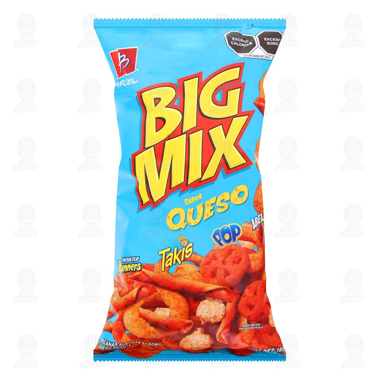 Botana Big Mix Sabor Queso, 185 gr.