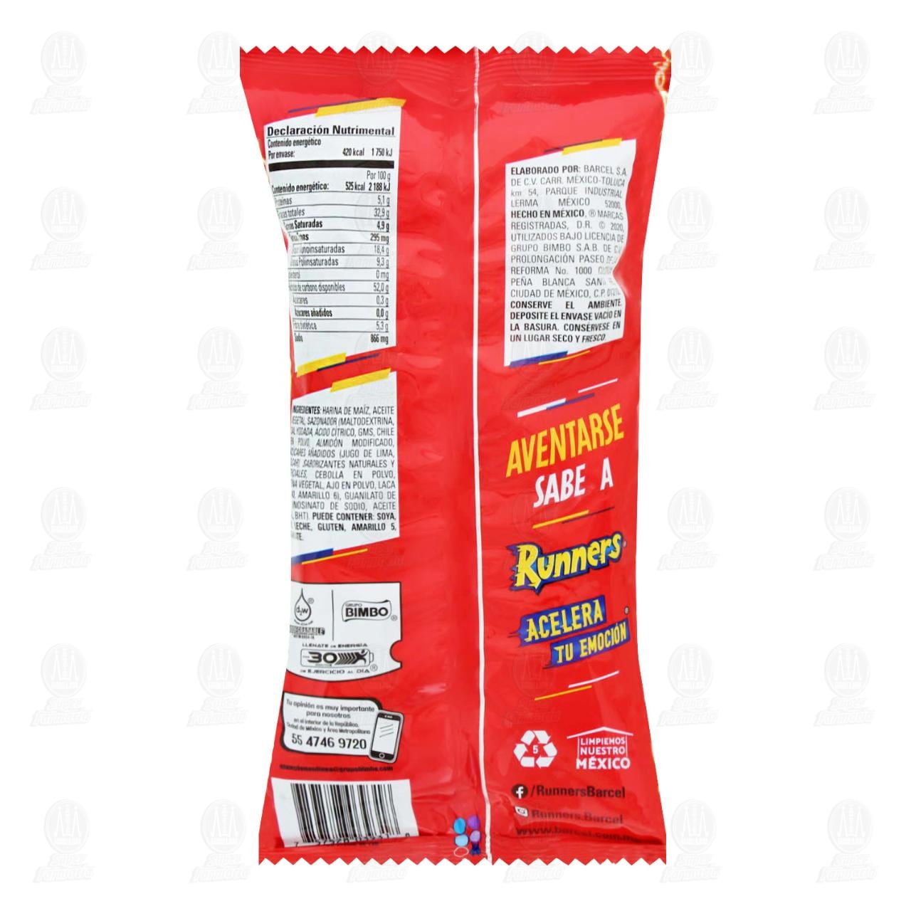 Frituras Runners Salsa Picante, 80 gr. image number 1