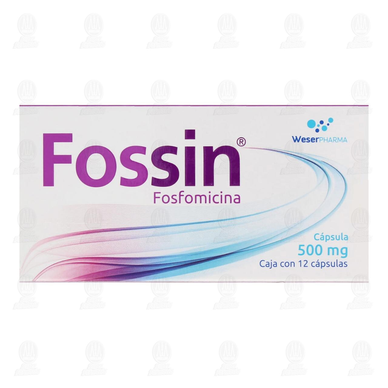 Fossin 500 mg, 12 C&aacute;psulas. image number 1