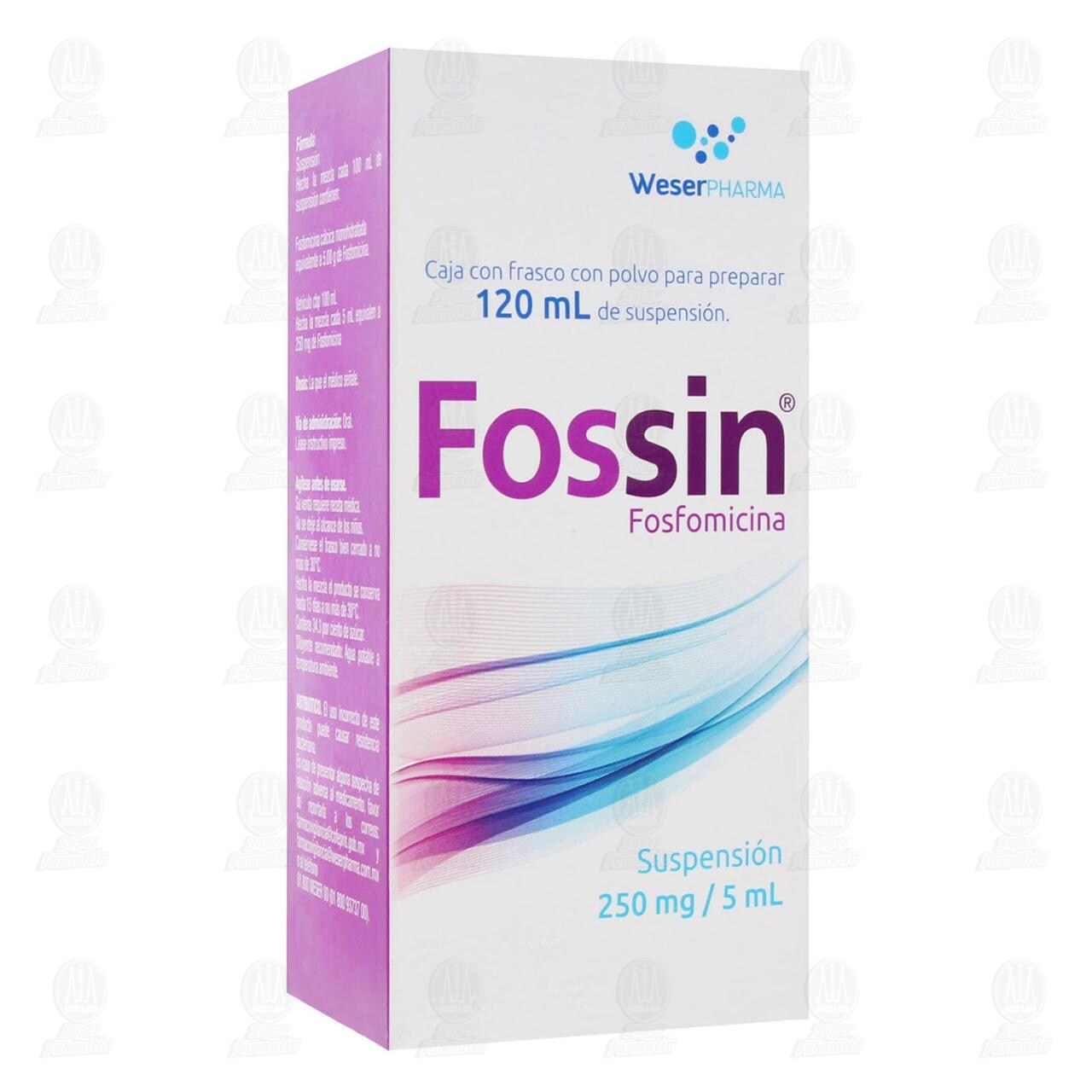 Fossin 250mg/5ml Suspensi&oacute;n, 120 ml. image number 0