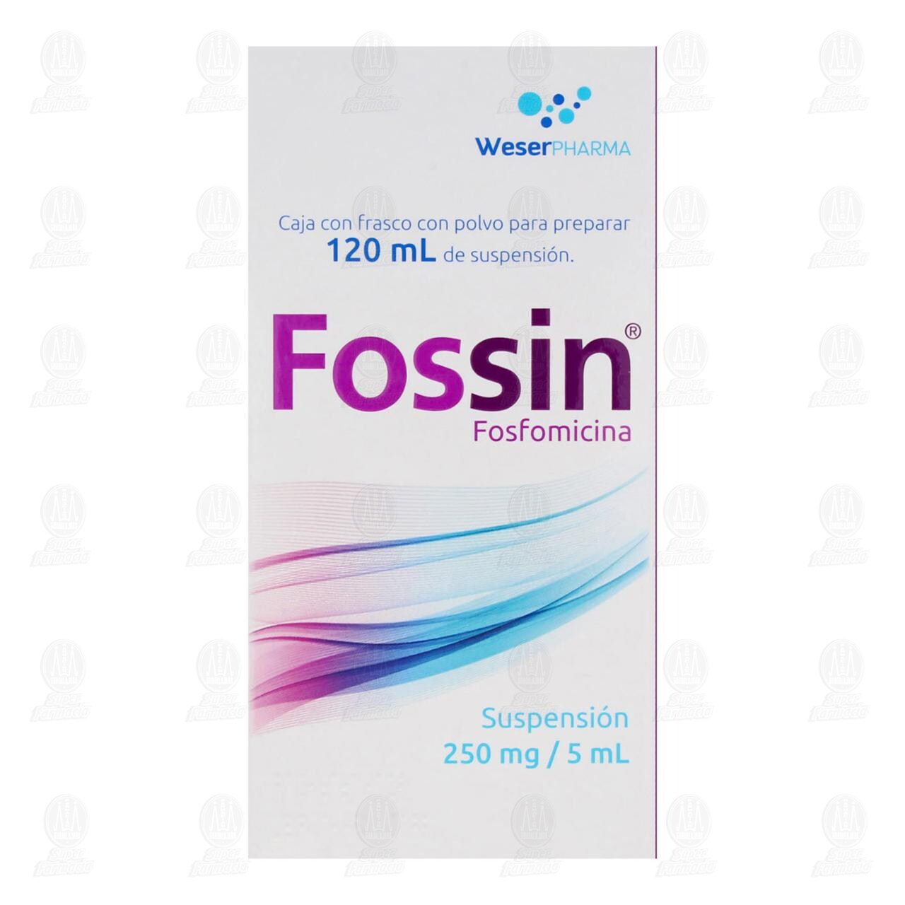 Fossin 250mg/5ml Suspensi&oacute;n, 120 ml. image number 1