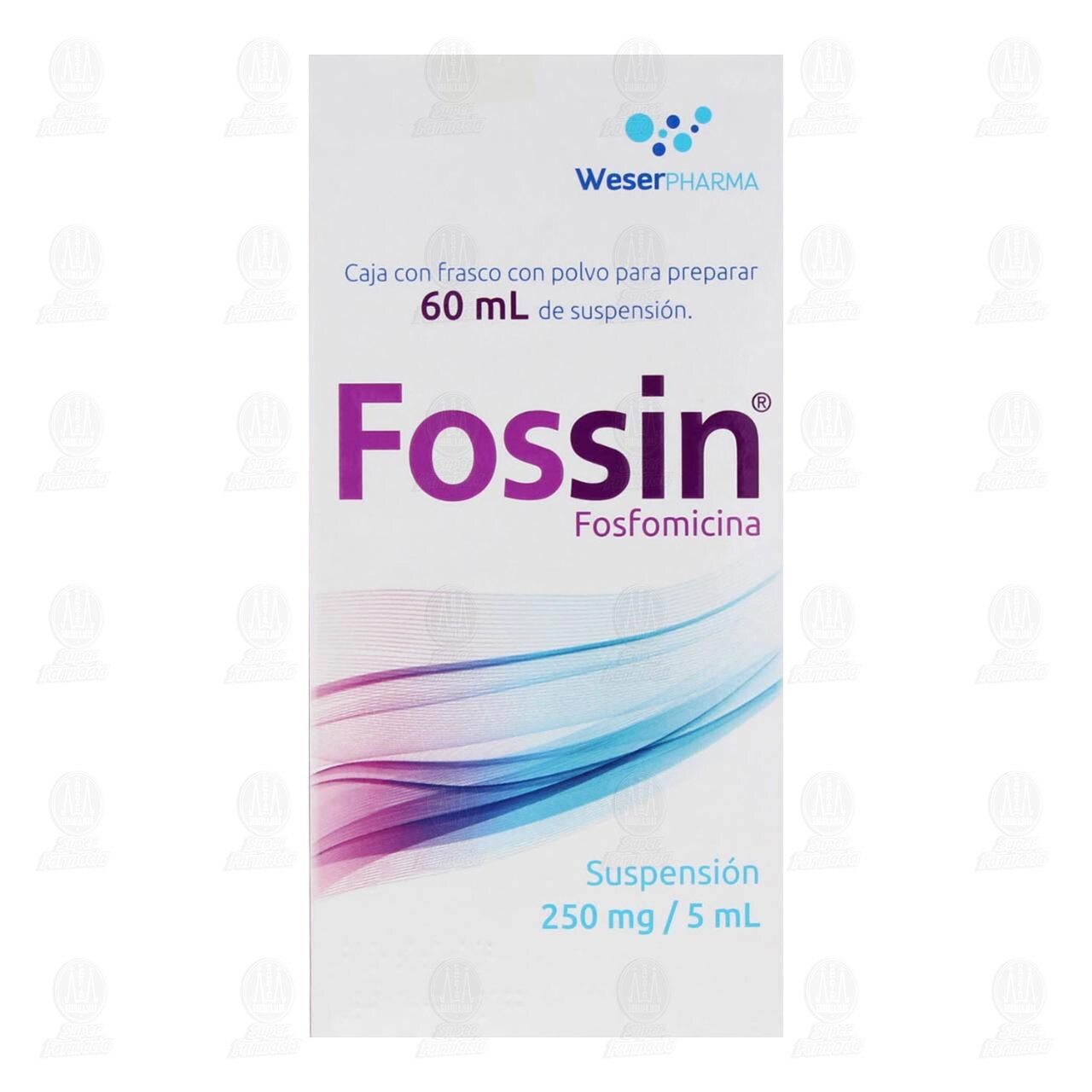 Fossin 250mg/5ml Suspensión, 60 ml. image number 1