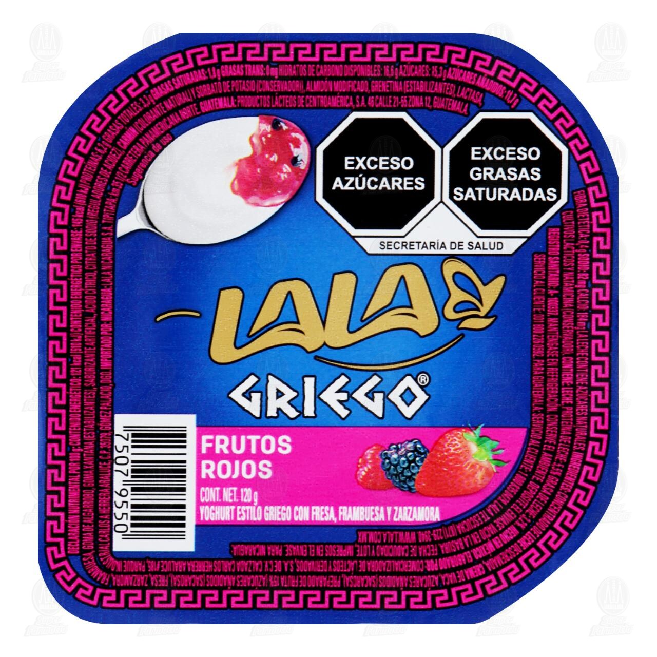 Yoghurt Lala Griego Frutos Rojos, 120 gr. image number 0