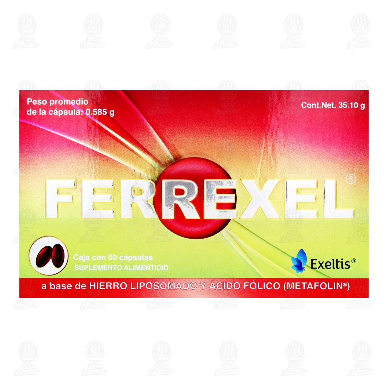 Ferrexel, 60 C&aacute;psulas. image number 1